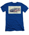 Ford Gt40 Sports Car 1 Racing Car 1966s Automotive Art Car Posters Studio Grafiikka T-Shirt