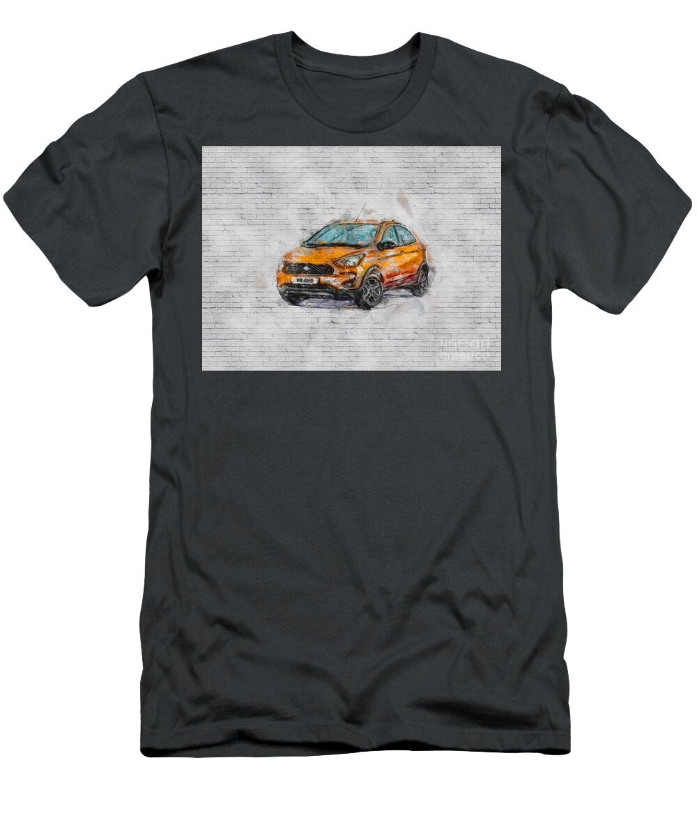 Ford Ka 2020 Exterior Orange Hatchback New American Cars Ashtyn Treutel T-Shirt