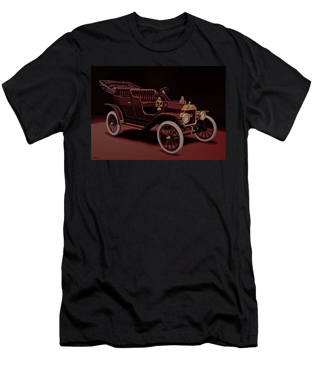 Ford Model T Touring 1908 Painting Paul Meijering T-Shirt
