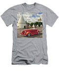 Ford Roadster At an Indian Gas Station 2 Mike Mcglothlen T-Shirt