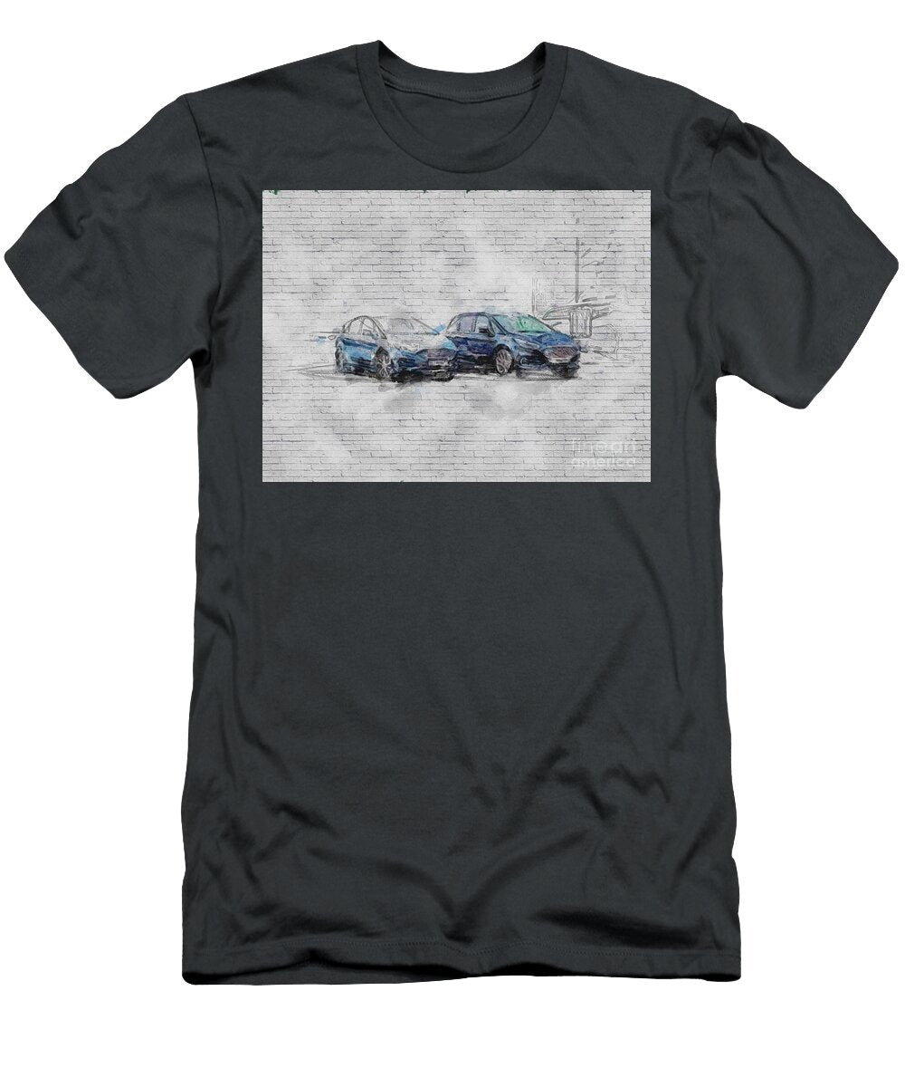 Ford S Max 2020 Galaxy Exterior New Blue Minivan American Cars Ashtyn Treutel T-Shirt