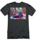 Forest Road Chrysler Pt Cruiser 2000 Hatchback Purple Car Purple Car in Forest Road Hollie Love T-Shirt