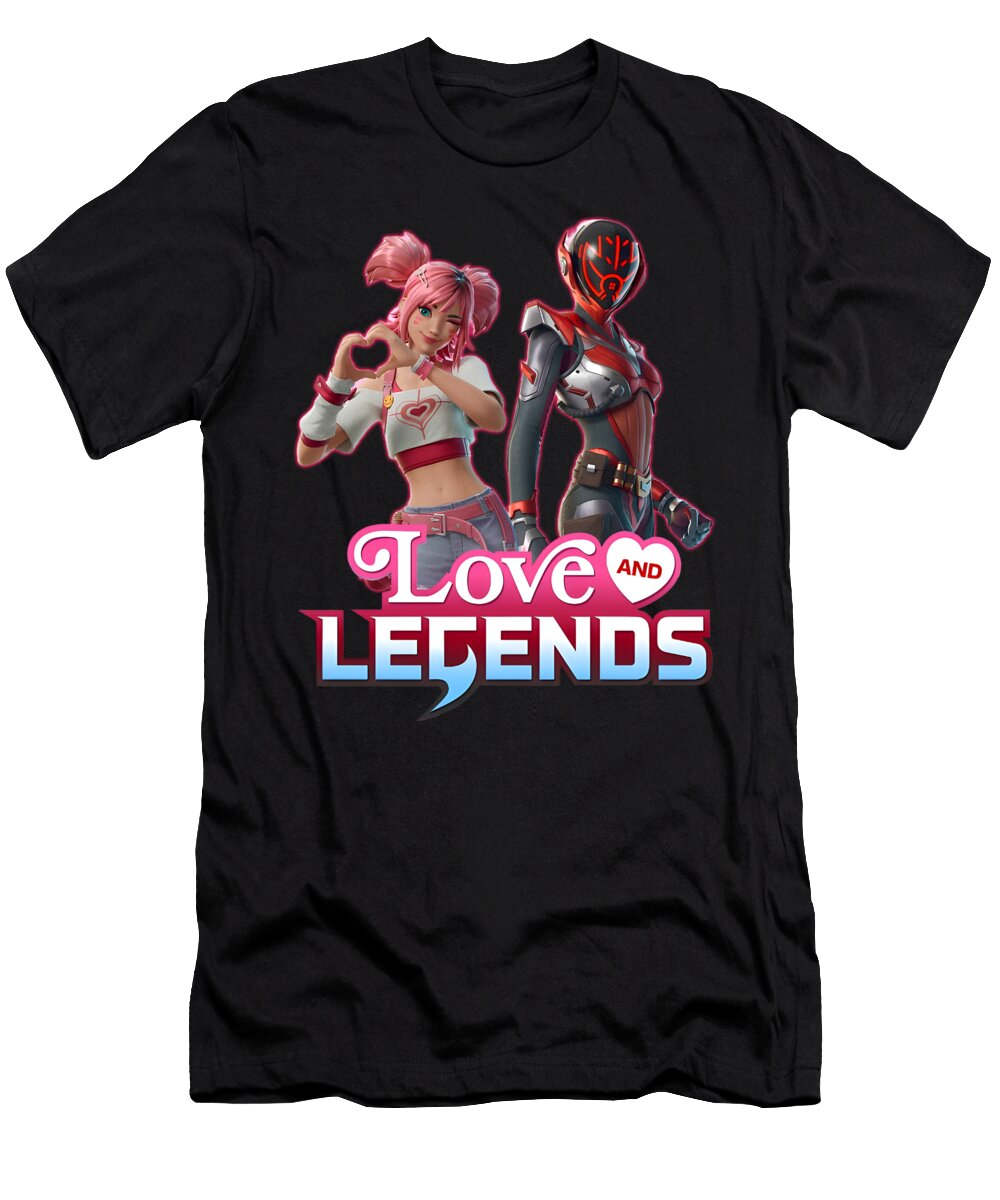 Fortnite Love and Legends Fortnite Battle Royale Video Game Garf Vers T-Shirt