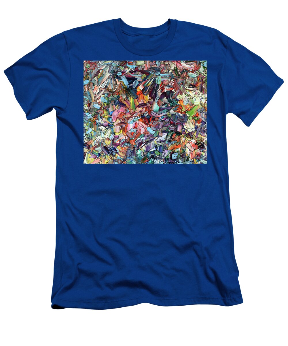 Fragmented Heart 40 X 48 James W Johnson T-Shirt