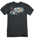 French Family Minivan Citroen C8 Cutaway Automotive Art Vladyslav Shapovalenko T-Shirt