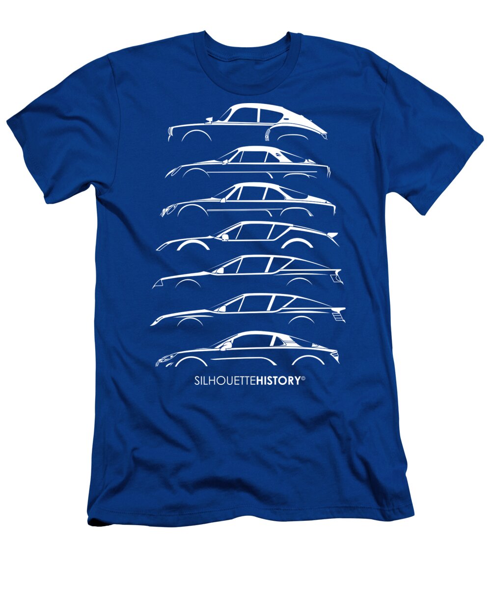 French Sports Car Silhouettehistory Gabor Vida T-Shirt