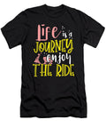 Fun and Inspirational Life Is a Journey Enjoy the Ride Scooter Kanig Designs T-Shirt