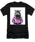 Funny Hippopotamus Ready for Scuba Diving Stellart Studio T-Shirt