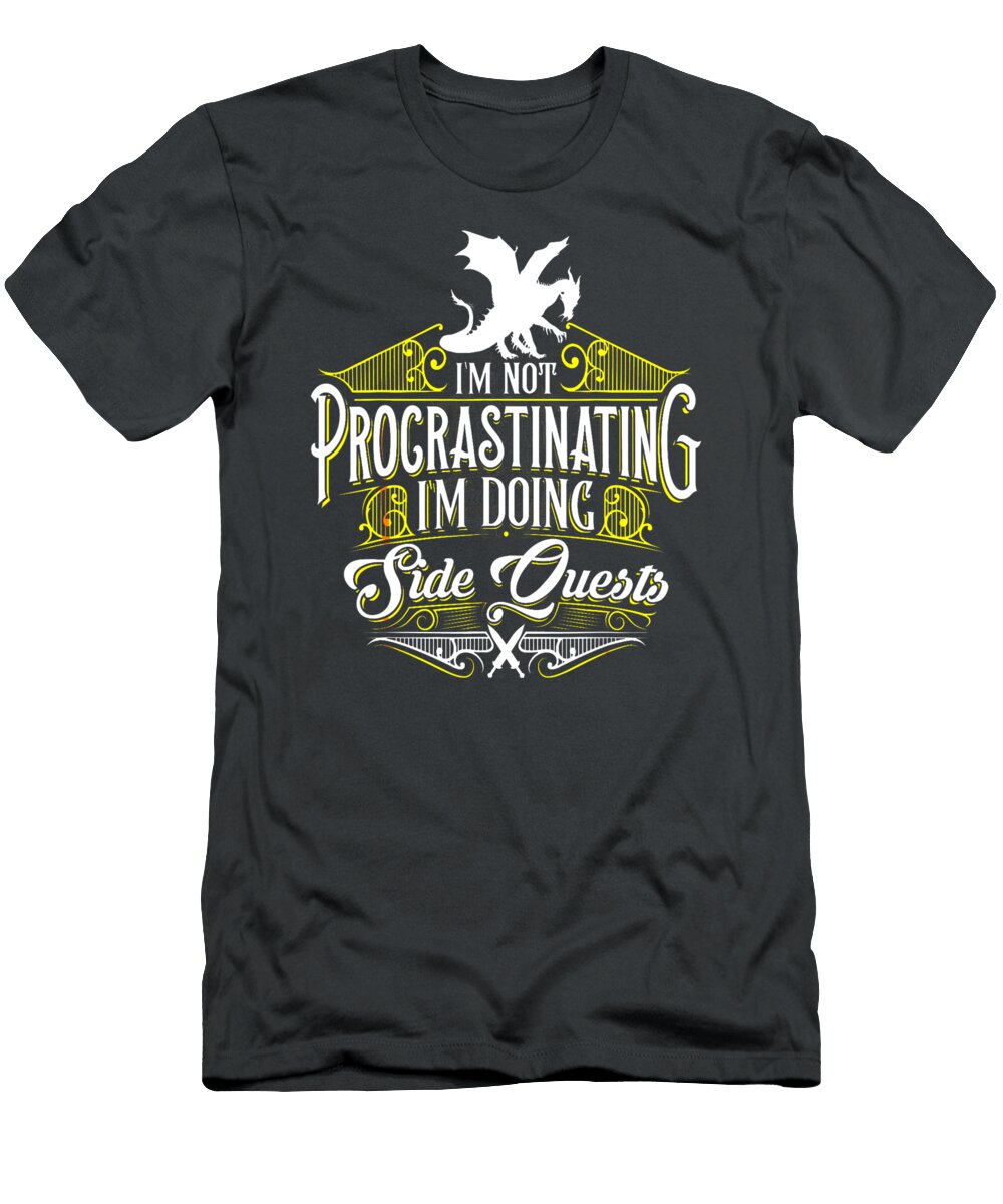 Funny Sarcastic Funny Not Procrastinating Side Quests Zain Vivian T-Shirt