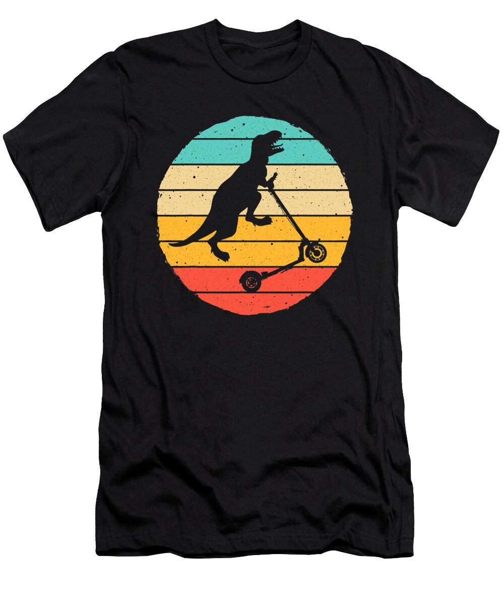 Funny Scooter Dinosaur T Rex Stunt Designs for Men Women Dhbubble T-Shirt