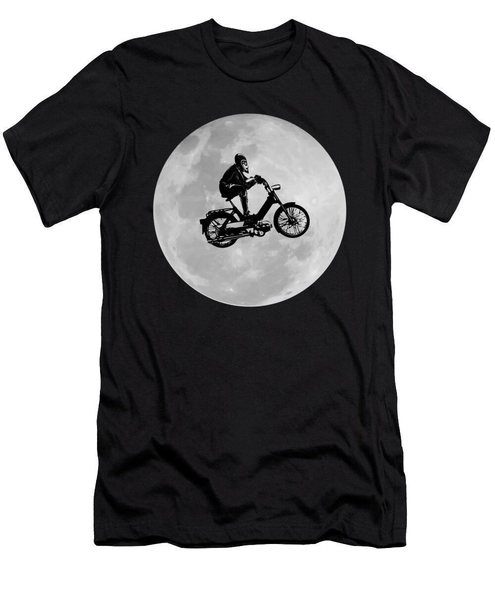 Funny Scooter Mofa Moped Ddr Motorcycle Design Justus Ratzke T-Shirt