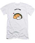 Funny Taco and Cat Lover Gift for Him Her Hilarious Quote Taco Time Spleeping Funny Gift Ideas T-Shirt