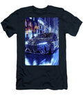 Futuristic Car in a Night Cityscape Donato Williamson T-Shirt