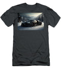 Futuristic Car in Snowy Landscape Evie Carrier T-Shirt