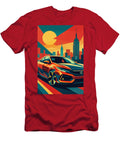 Futuristic Cityscape with Sports Car 2016 Honda Civic Hatchback Prototype Ashtyn Treutel T-Shirt