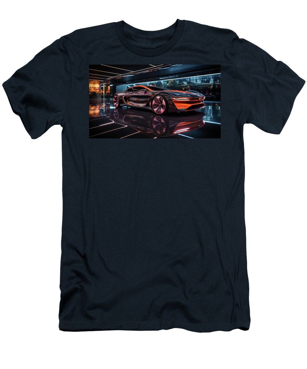 Futuristic Concept Sports Car Evie Carrier T-Shirt