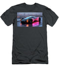 Futuristic Glowing Car on Rooftop Evie Carrier T-Shirt