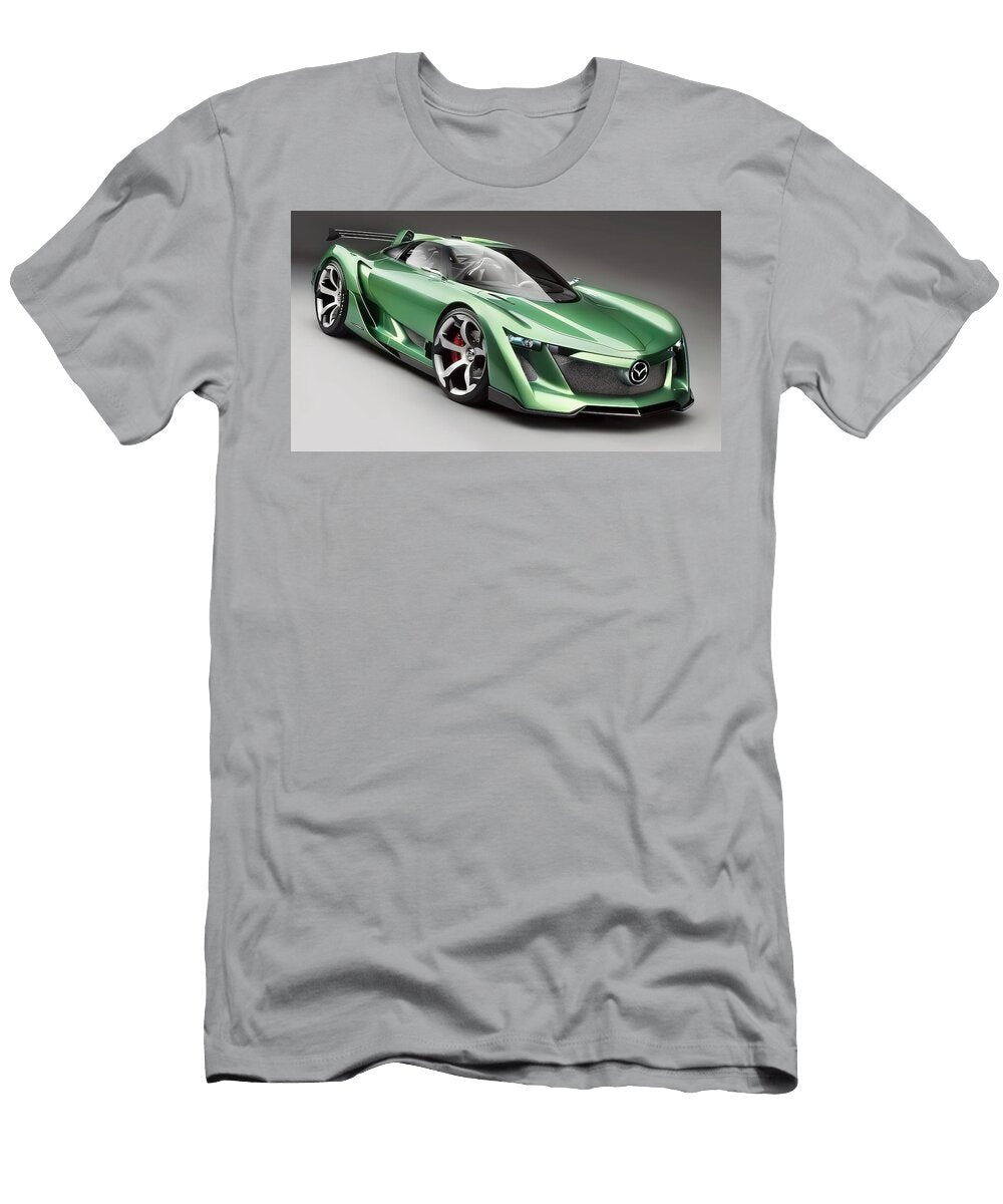 Futuristic Green Sports Car Concept Evie Carrier T-Shirt