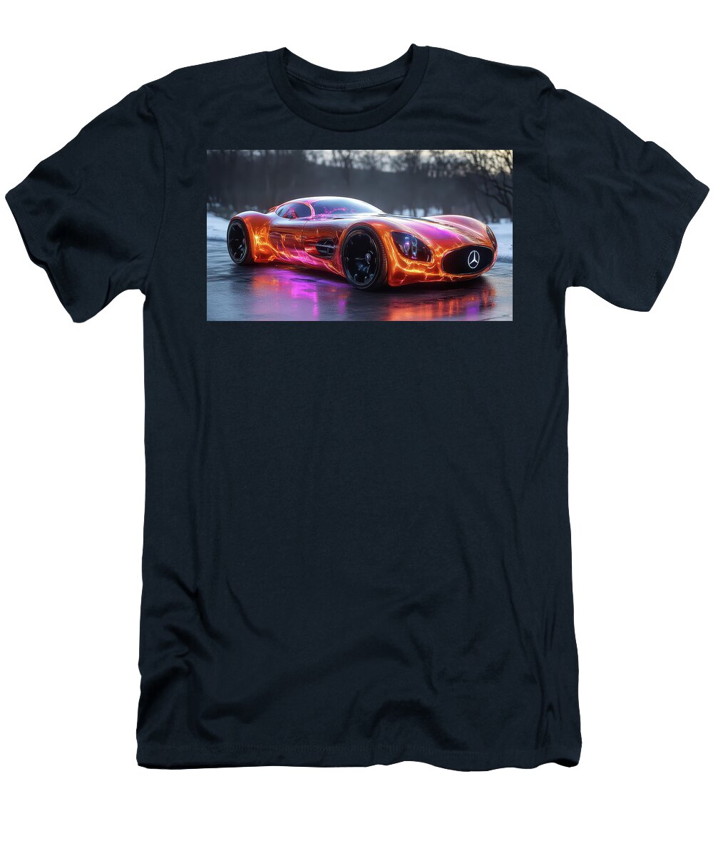 Futuristic Mercedes Benz Concept Car Evie Carrier T-Shirt