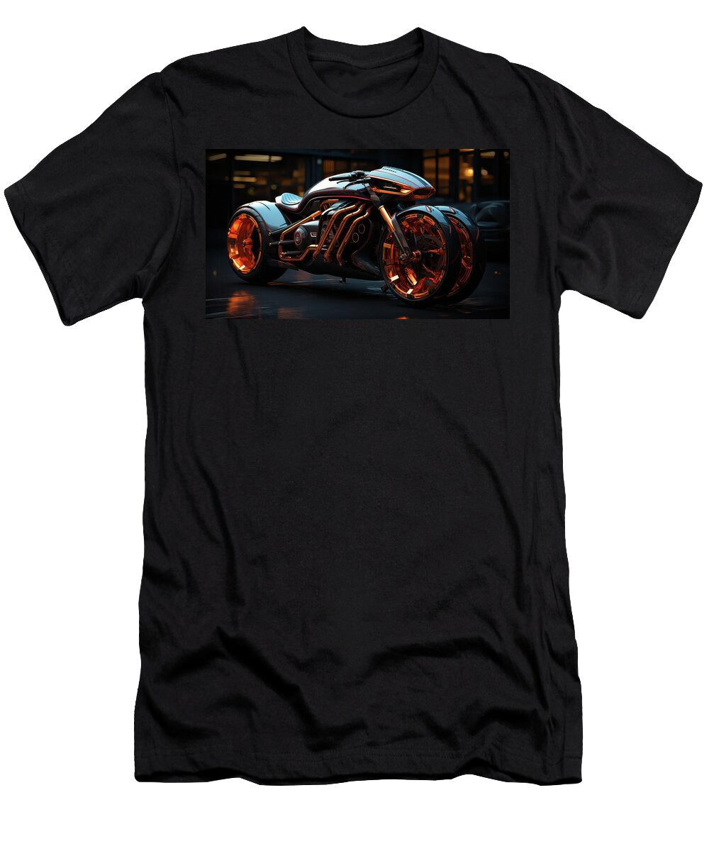 Futuristic Motorcycle Design Evie Carrier T-Shirt
