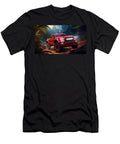 Futuristic Red Off Road Truck in Jungle Evie Carrier T-Shirt