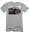Futuristic Six Wheeled Vehicle on Road Evie Carrier T-Shirt