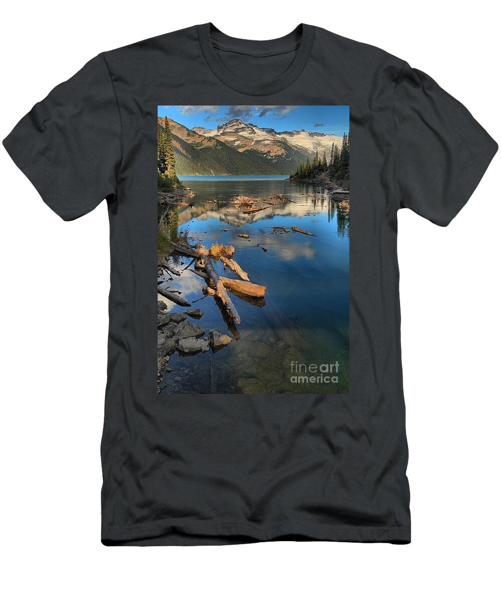 Garibaldi Lake Portrait Adam Jewell T-Shirt
