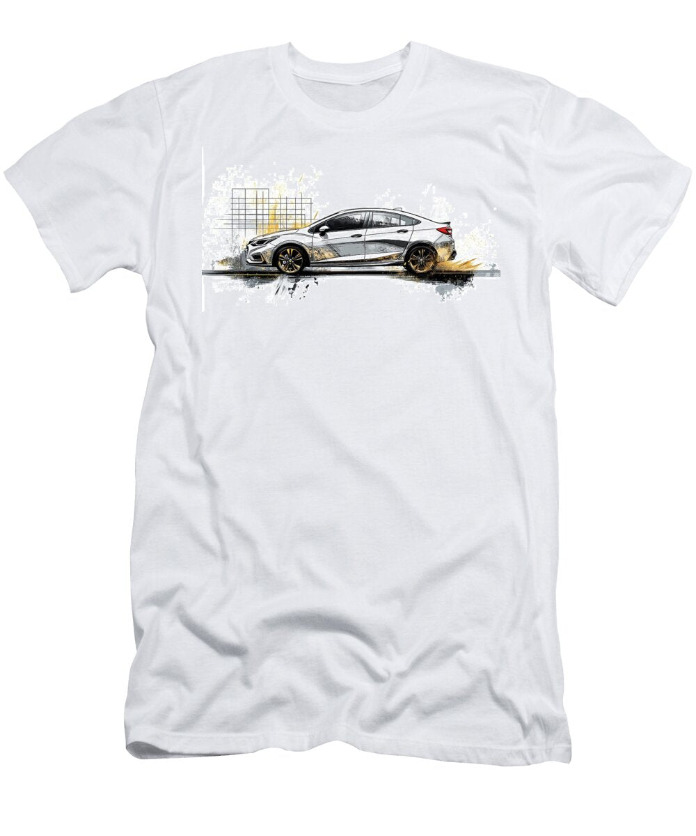 Geometric Chevrolet Cruze Hatchback Car Donato Williamson T-Shirt