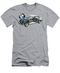 Germany Luxury 4 Door Sedan BMW 7 Series E32 Cutaway Automotive Art Vladyslav Shapovalenko T-Shirt