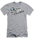 Germany Luxury 4 Door Sedan BMW 735 7 Series E23 Cutaway Automotive Art Vladyslav Shapovalenko T-Shirt