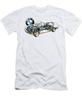 Germany Luxury 4 Door Sedan BMW 750il 7 Series E23 V12 Cutaway Automotive Art Vladyslav Shapovalenko T-Shirt