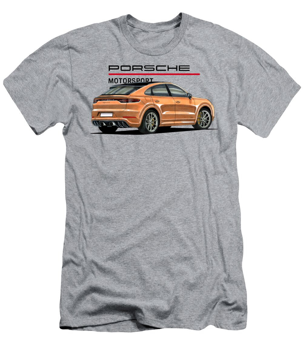 Germany Luxury Sport 4 Door Suv Porsche Cayenne Coupe Gts with V8 Turbo Engine Vladyslav Shapovalenko T-Shirt