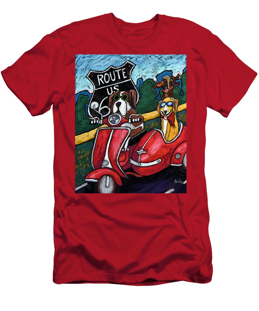 Get Your Kicks on Route 66 2 David Hinds T-Shirt