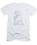 Girl Riding a Scooter Csa Images T-Shirt