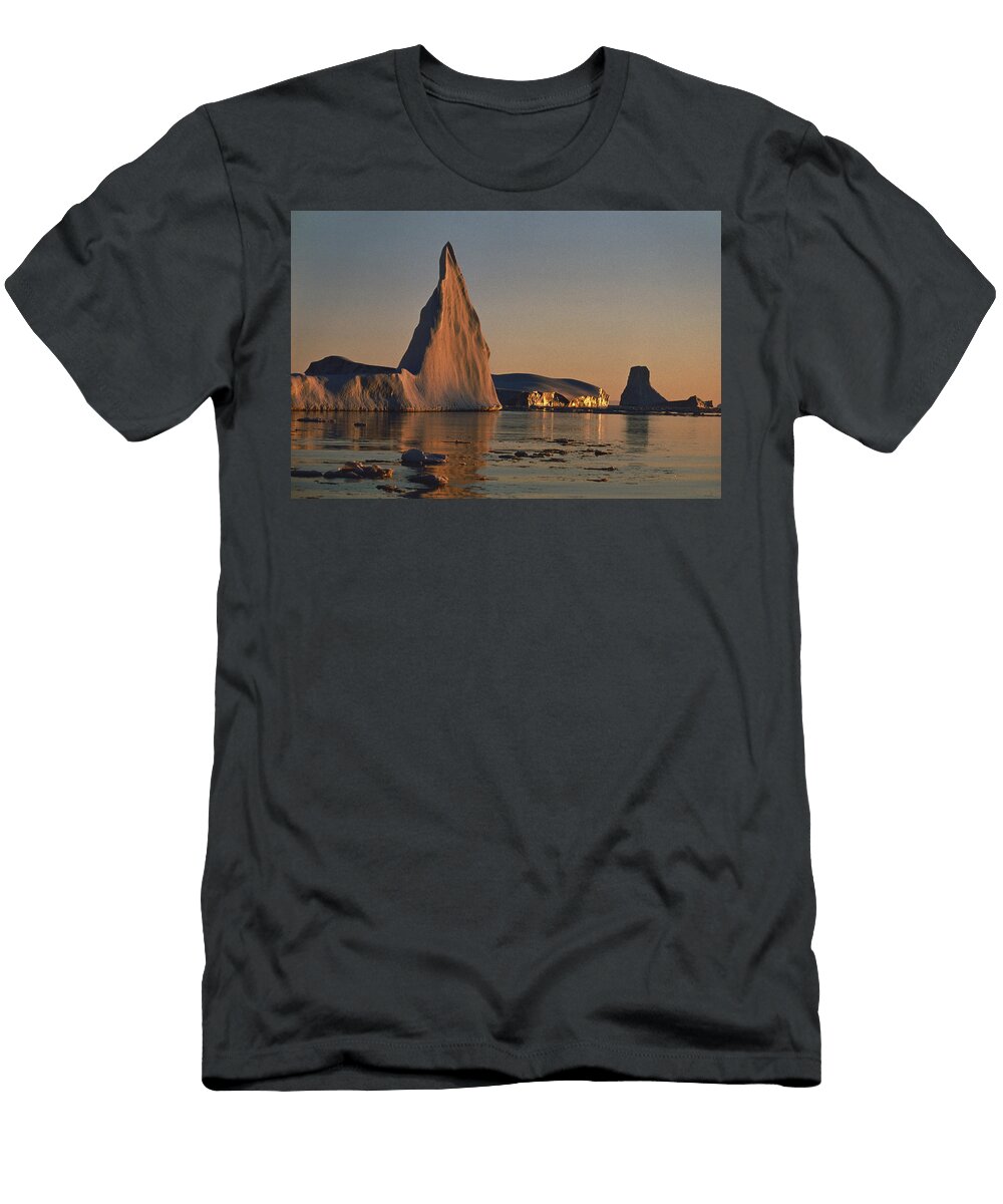 Glacial Icebergs Antarctica Robert Hernandez T-Shirt