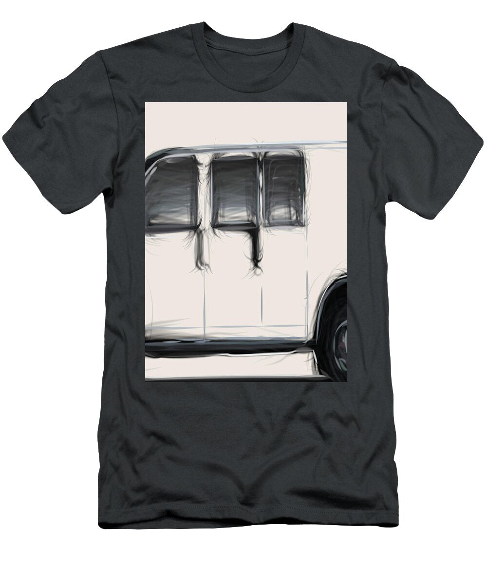 Gmc Savana Minivan Drawing Carstoon Concept T-Shirt