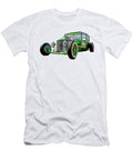 Go Faster Green Vintage Hot Rod Gill Billington T-Shirt