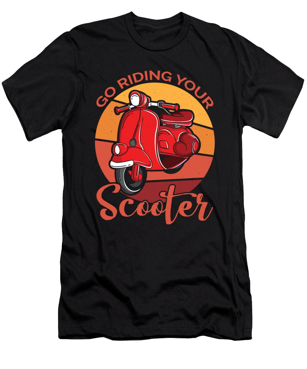 Go Riding Your Scooter Steven Zimmer T-Shirt