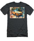 Golden Car Kia Forte 2023 Sedan Abstract Art Golden Car Abstract Art Hollie Love T-Shirt