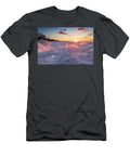 Golden Ice At Sunset on Lake Erie Alexander Philip T-Shirt