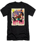 Graffiti Skateboard Dont Quit Now Licensed Art T-Shirt