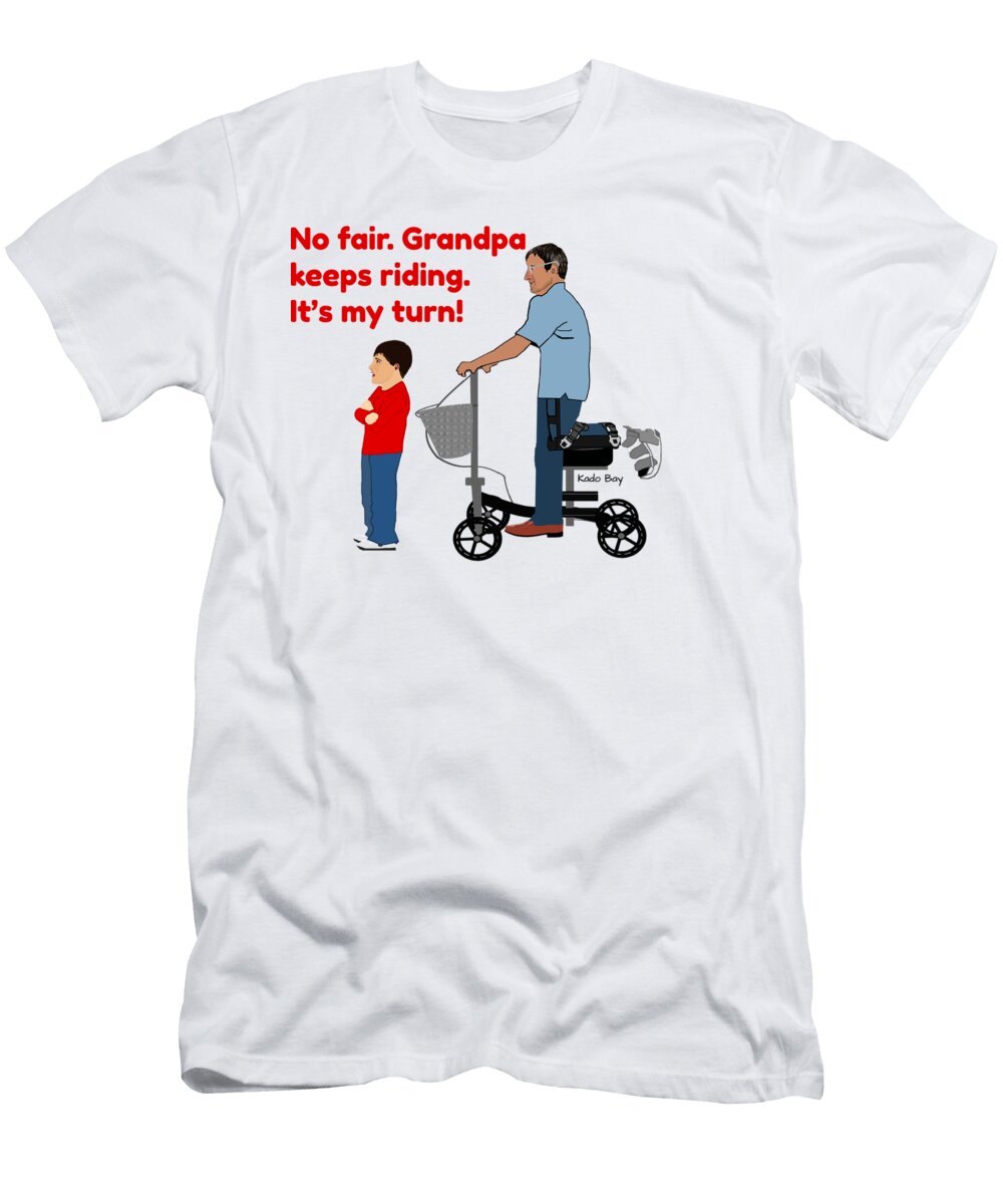 Grandpas Scooter Alternate Kado Bay T-Shirt