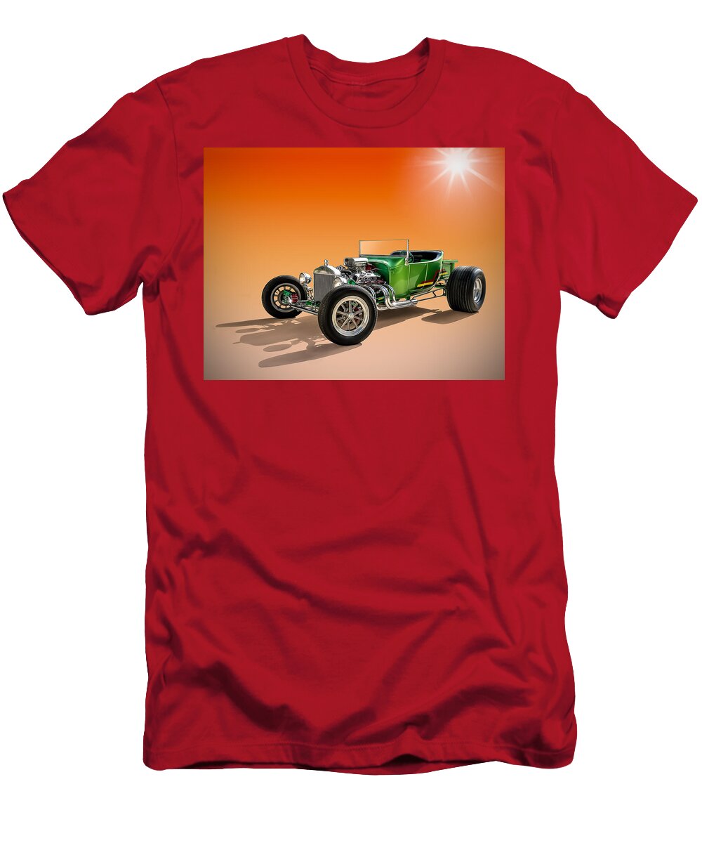 Green T with an Orange Twist Douglas Pittman T-Shirt