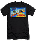Greetings From Indianapolis Indiana Retro Vintage Travel Poster Carol Japp T-Shirt