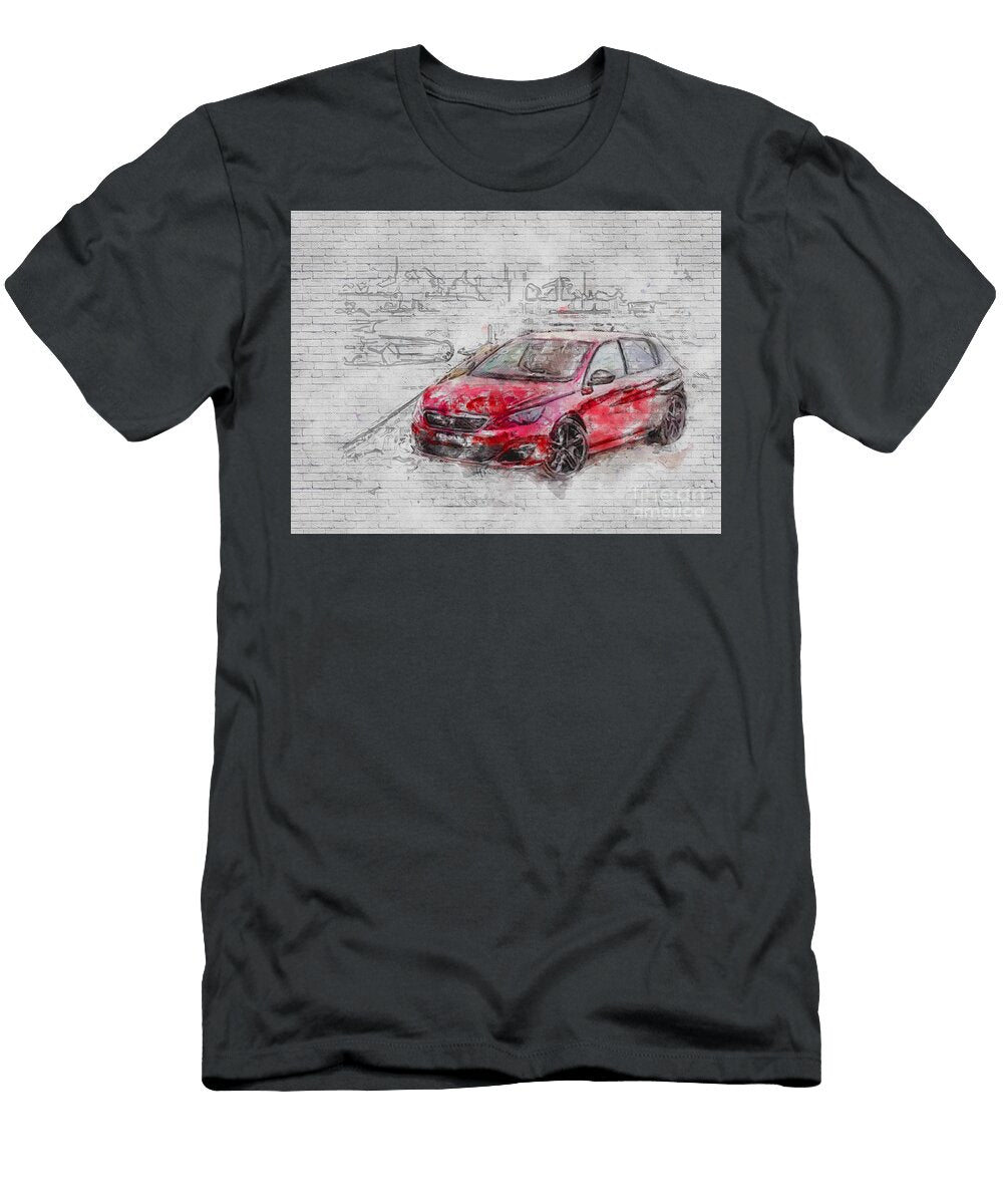 Gti 2016 Hatchback Peugeot 308 New Car Ashtyn Treutel T-Shirt