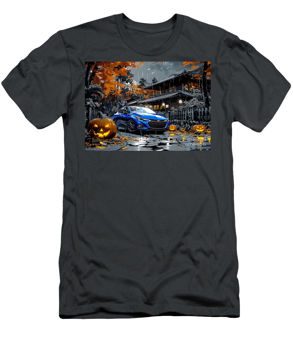 Halloween Chevrolet Cruze Hatchback in a Japanese Village Clark Leffler T-Shirt