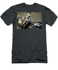Handlebar of an Old Motorcycle Left in Time Vintage Motorcycles T-Shirt