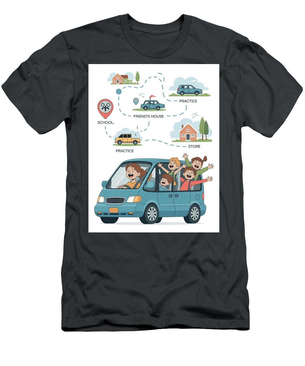 Happy Family Road Trip Luigi Petro T-Shirt