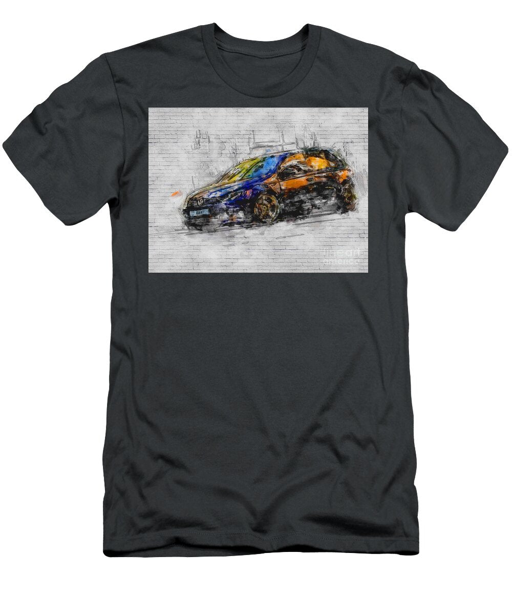 Hatchbacks 2016 Blue Golf Night Volkswagen Ashtyn Treutel T-Shirt