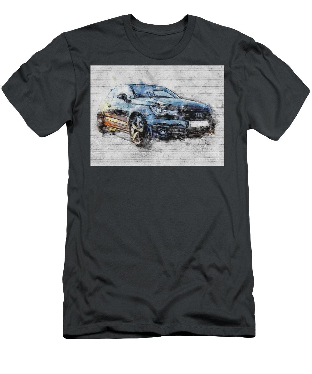 Hatchbacks Audi A1 2015 Black Ashtyn Treutel T-Shirt
